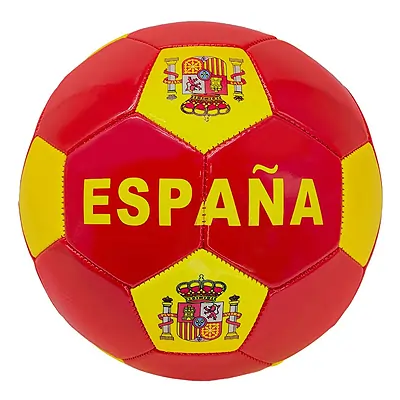 ms móvil shop Balón Fútbol España Talla 5 Escudo Color Rojo Amarillo Pelota | Balones de España