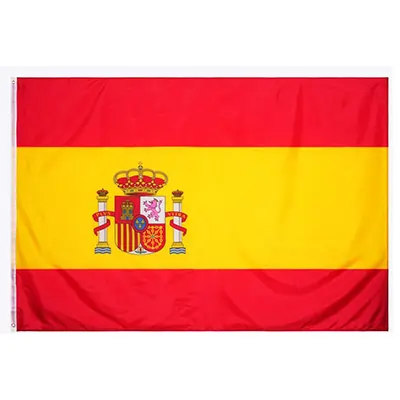 Bandera de España Balcón 225x150cm | Reforzada Exterior con 2 Ojales Metálicos (Gran Formato)
