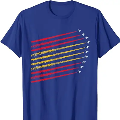 Aviones Acrobáticos Bandera De España Patrulla Águila Camisetas de España