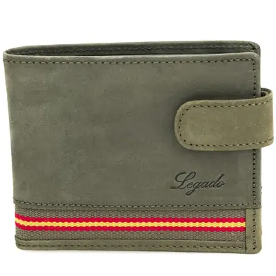 LEGADO Cartera de piel bandera españa Cartera Caza Hombre Ropa Caza Carteras de España