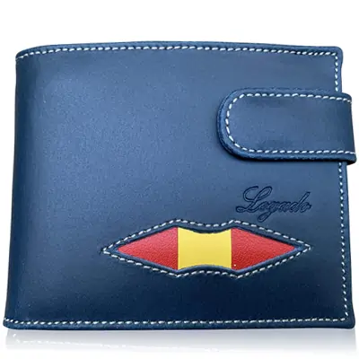 LEGADO Cartera Hombre Piel Cartera Hombre Piel Bandera España Cartera para Hombre España Bandera