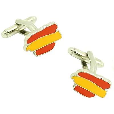 MasGemelos - Gemelos Bandera España Gemelos de España Original Cufflinks
