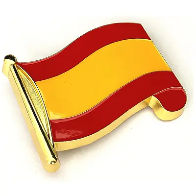 Iman de Nevera Metal Bandera España Sin Escudo 8cm x 6.5cm aprox