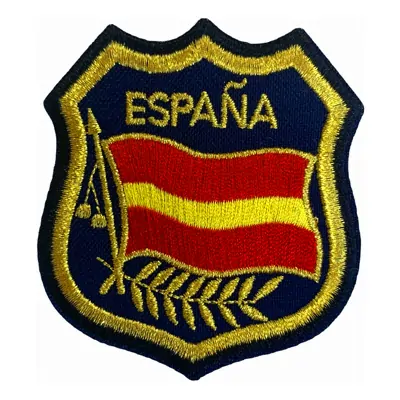 Parche Termoadhesivo para Planchar escudo Bandera de España 6 x 6,5 cm | Muy Adherentes | Patch Stickers
