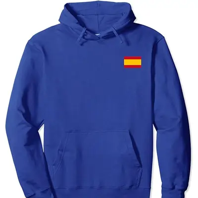Bandera España Spain Flag Bandera Española Hombres Mujeres Sudadera con Capucha