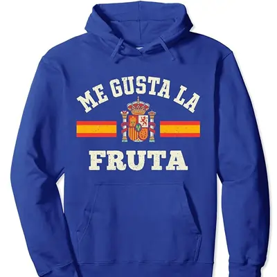 Me gusta fruta Ayuso Sánchez España política graciosa Sudadera con Capucha