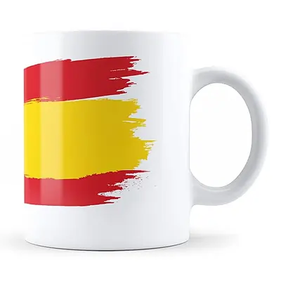 Acokaia Taza Bandera de España- Taza Española - Taza Bandera Nacional Española - | Tazas de España Taza Bandera (Bandera)